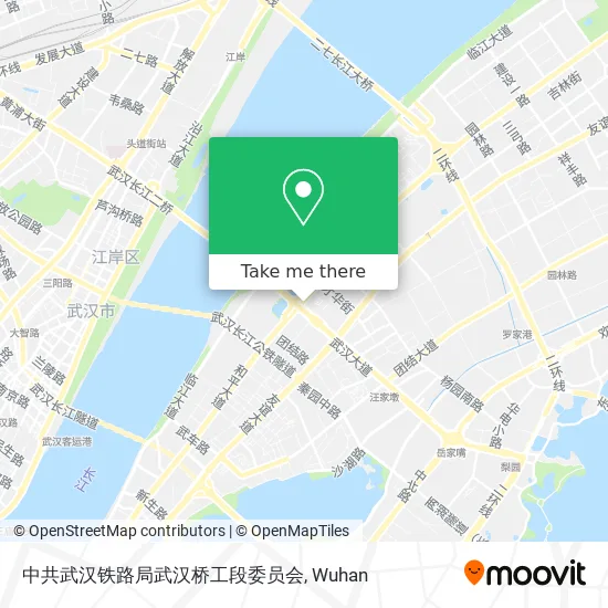 中共武汉铁路局武汉桥工段委员会 map