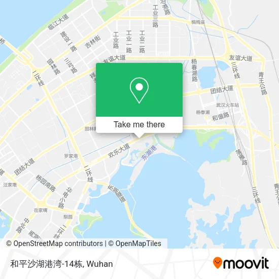 和平沙湖港湾-14栋 map