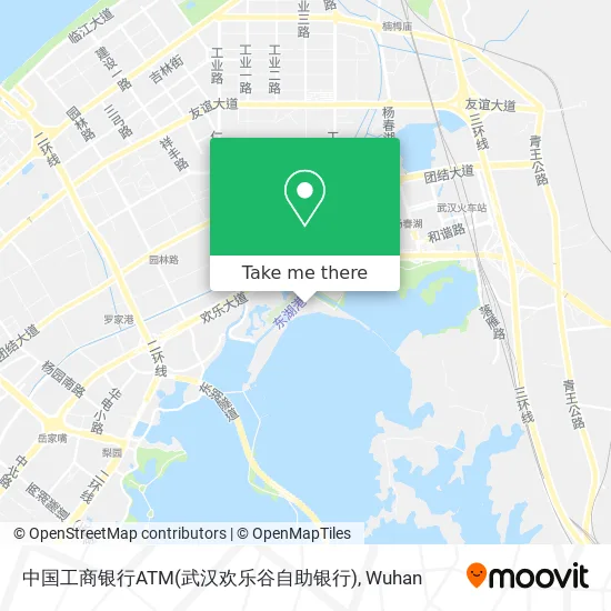 中国工商银行ATM(武汉欢乐谷自助银行) map