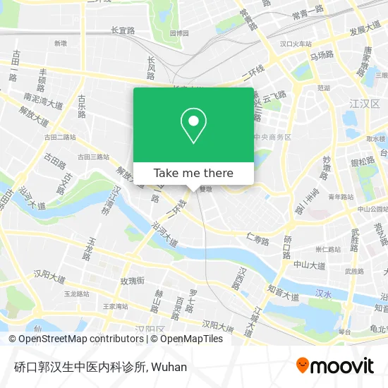 硚口郭汉生中医内科诊所 map