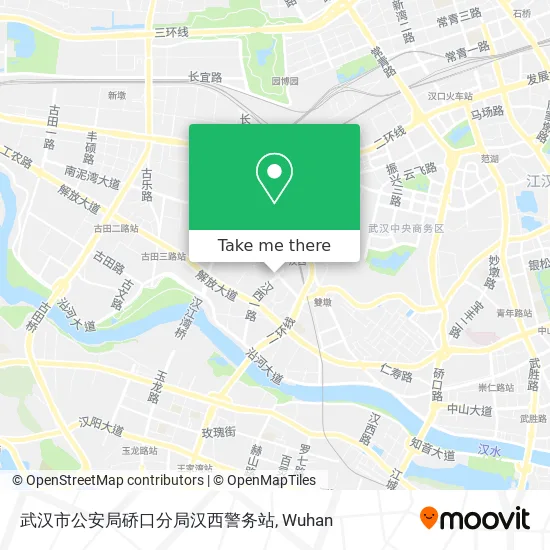 武汉市公安局硚口分局汉西警务站 map