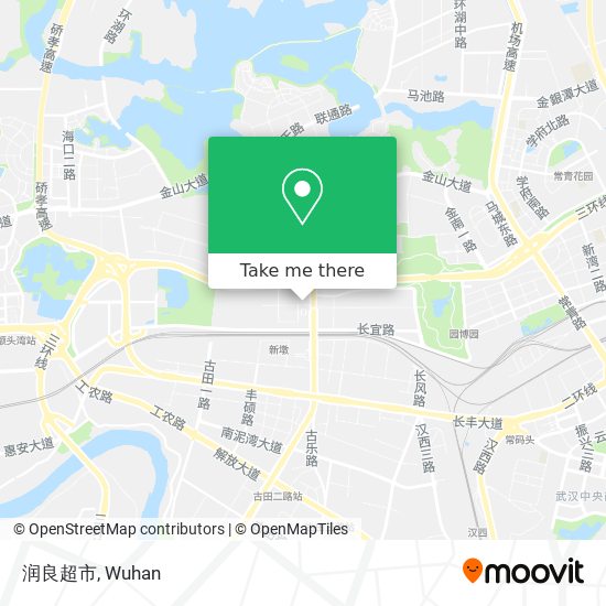 润良超市 map