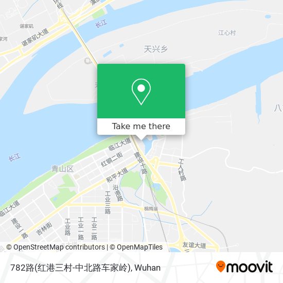 782路(红港三村-中北路车家岭) map