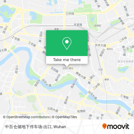 中百仓储地下停车场-出口 map