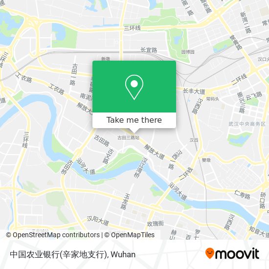 中国农业银行(辛家地支行) map