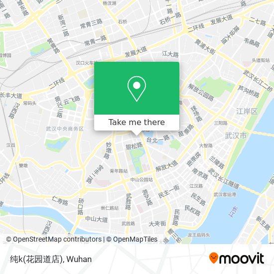 纯k(花园道店) map