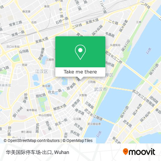 华美国际停车场-出口 map