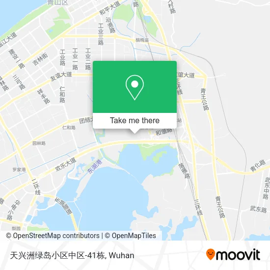 天兴洲绿岛小区中区-41栋 map