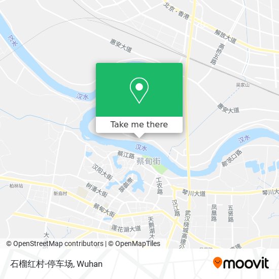 石榴红村-停车场 map