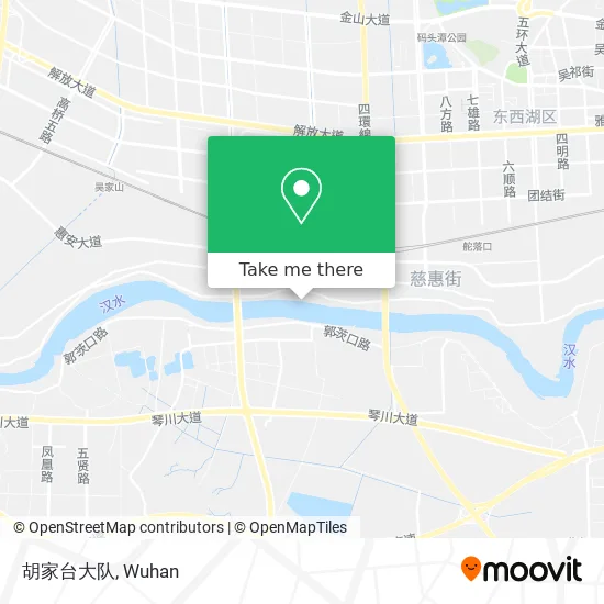 胡家台大队 map