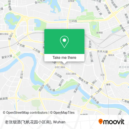 老张烟酒(飞帆花园小区南) map