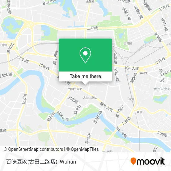 百味豆浆(古田二路店) map