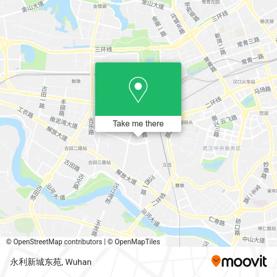 永利新城东苑 map