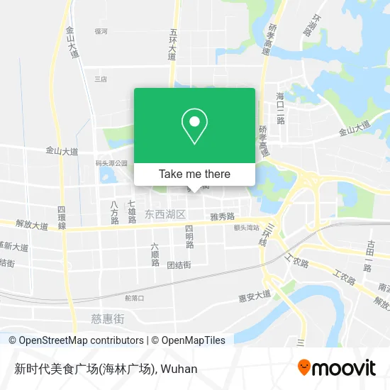 新时代美食广场(海林广场) map
