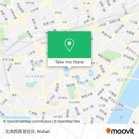 北湖西路居住区 map