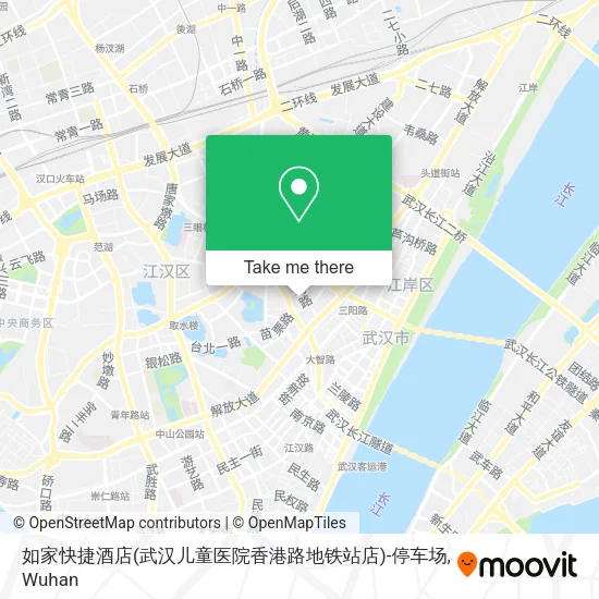 如家快捷酒店(武汉儿童医院香港路地铁站店)-停车场 map