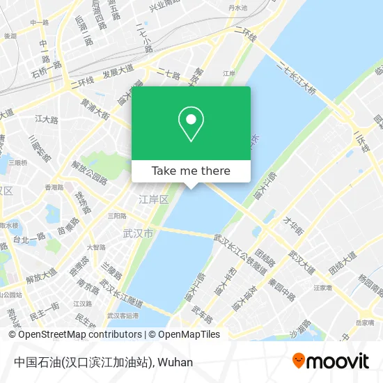 中国石油(汉口滨江加油站) map