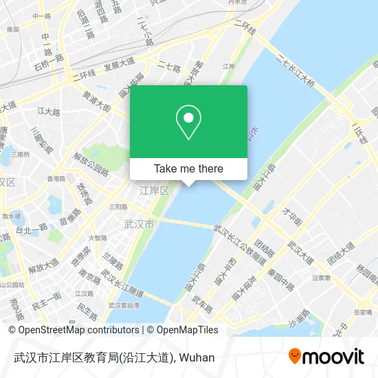武汉市江岸区教育局(沿江大道) map