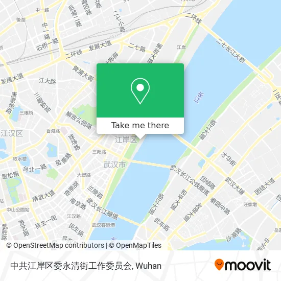 中共江岸区委永清街工作委员会 map