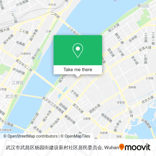 武汉市武昌区杨园街建设新村社区居民委员会 map