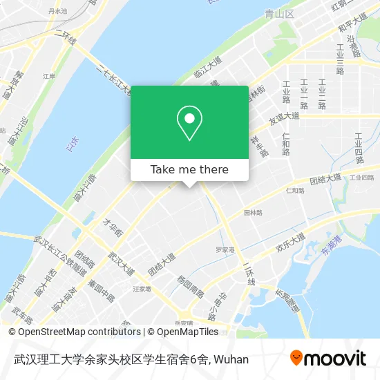 武汉理工大学余家头校区学生宿舍6舍 map