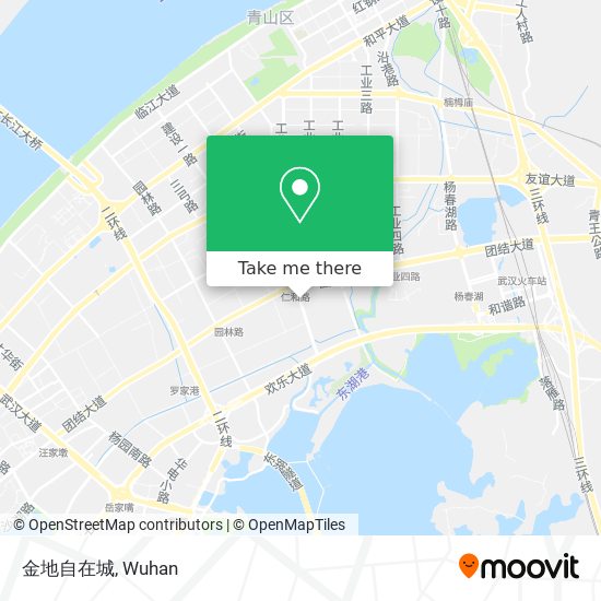 金地自在城 map
