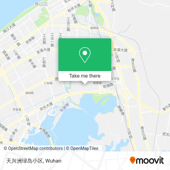 天兴洲绿岛小区 map