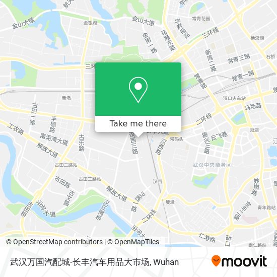武汉万国汽配城-长丰汽车用品大市场 map