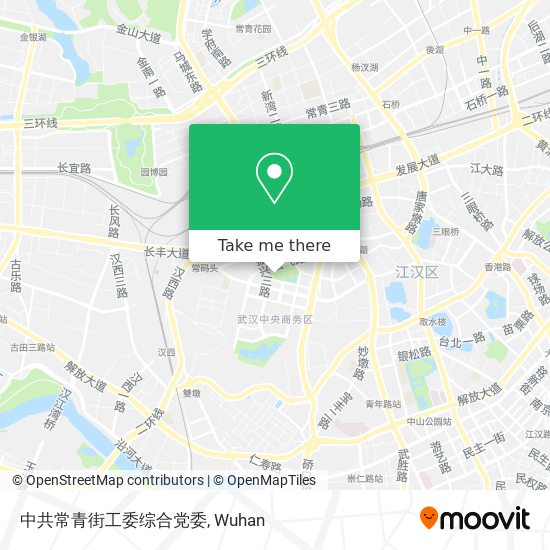 中共常青街工委综合党委 map
