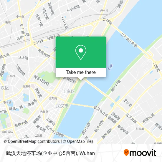 武汉天地停车场(企业中心5西南) map