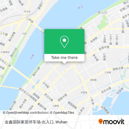 金鑫国际家居停车场-出入口 map