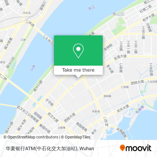 华夏银行ATM(中石化交大加油站) map