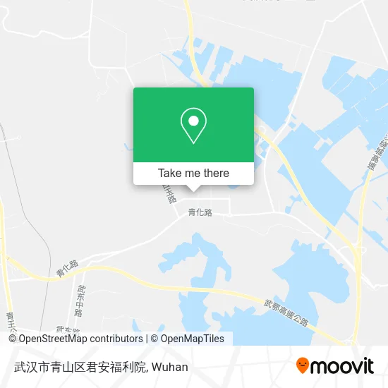 武汉市青山区君安福利院 map