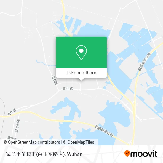 诚信平价超市(白玉东路店) map