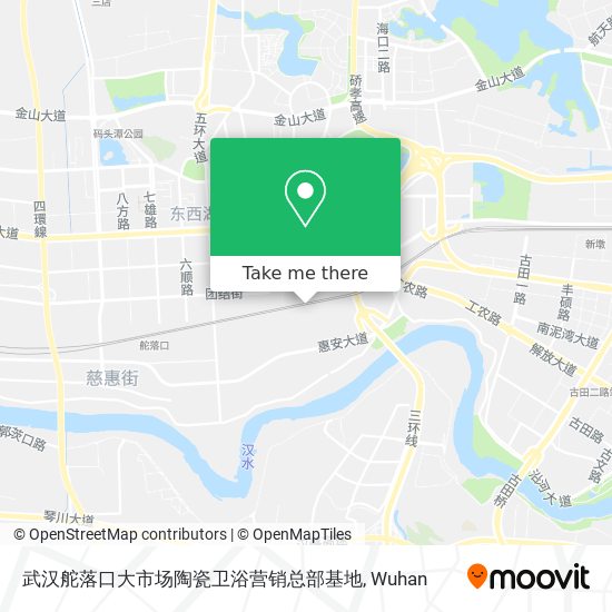 武汉舵落口大市场陶瓷卫浴营销总部基地 map
