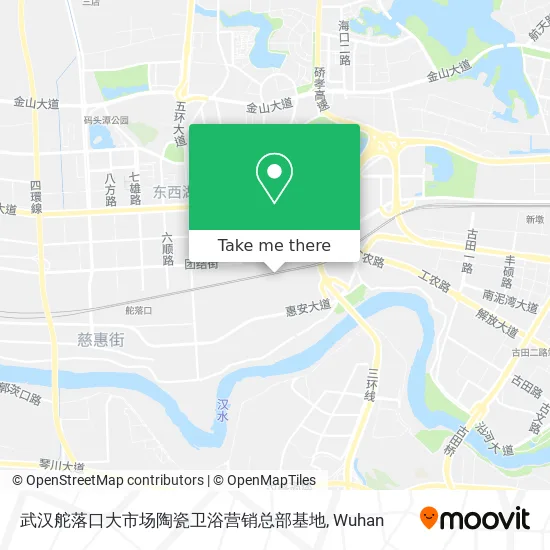 武汉舵落口大市场陶瓷卫浴营销总部基地 map