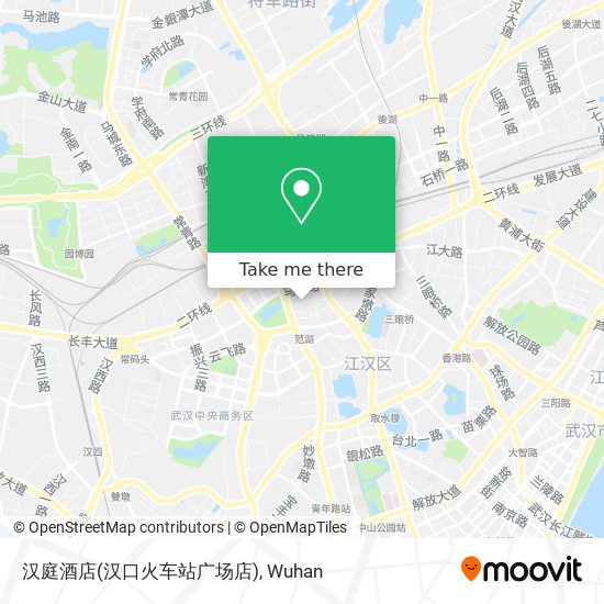 汉庭酒店(汉口火车站广场店) map