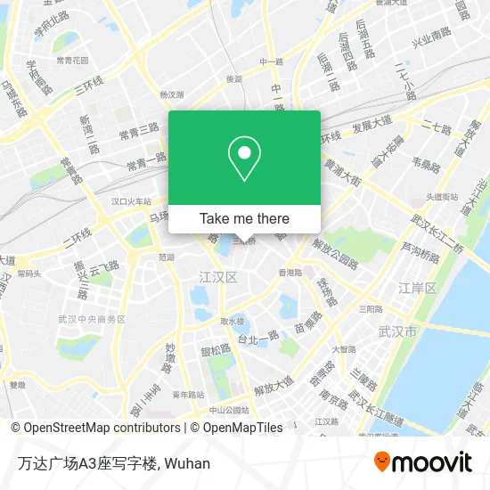 万达广场A3座写字楼 map