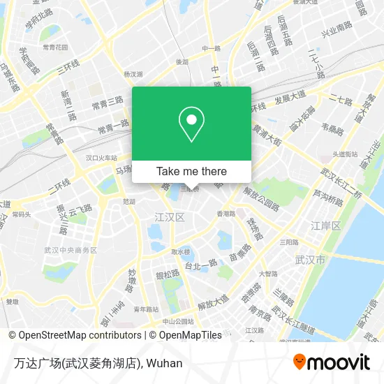 万达广场(武汉菱角湖店) map