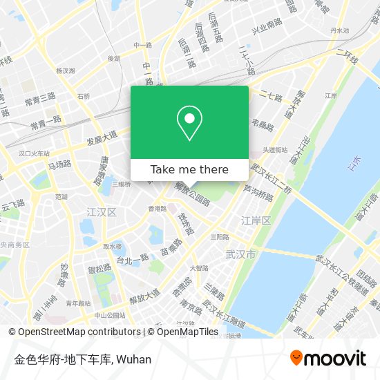金色华府-地下车库 map