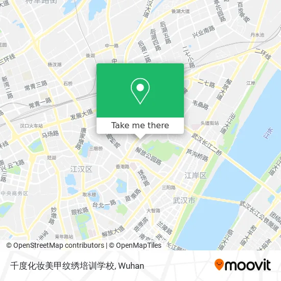 千度化妆美甲纹绣培训学校 map