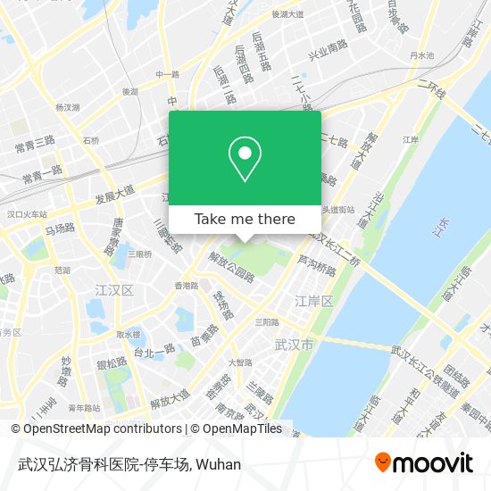 武汉弘济骨科医院-停车场 map