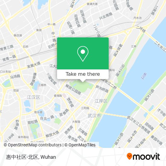 惠中社区-北区 map
