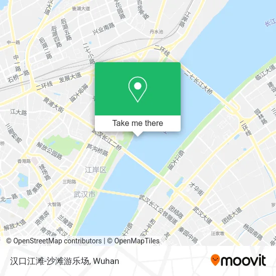 汉口江滩-沙滩游乐场 map