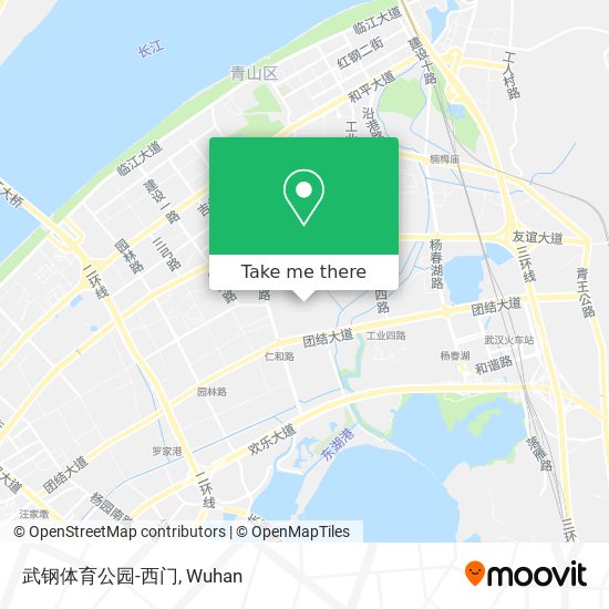 武钢体育公园-西门 map
