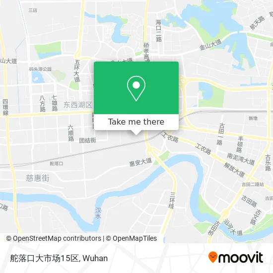舵落口大市场15区 map