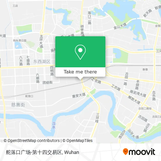舵落口广场-第十四交易区 map