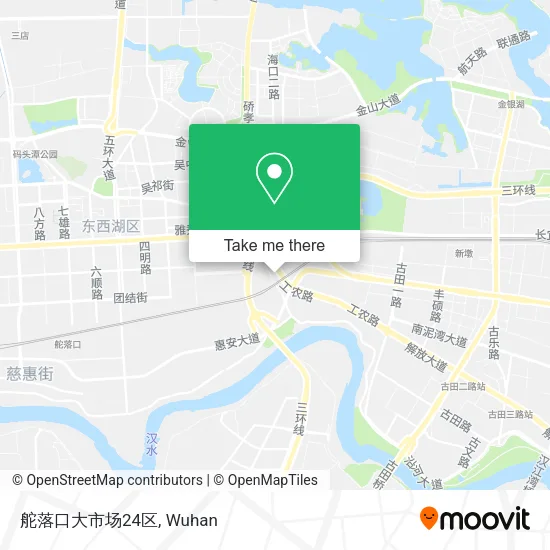 舵落口大市场24区 map