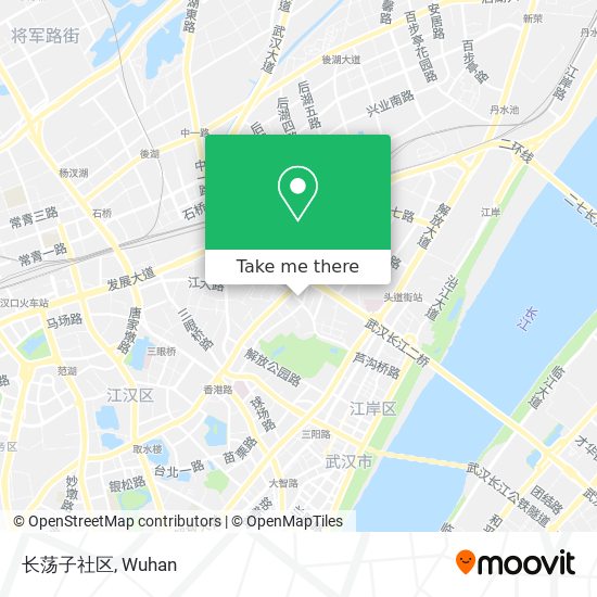 长荡子社区 map
