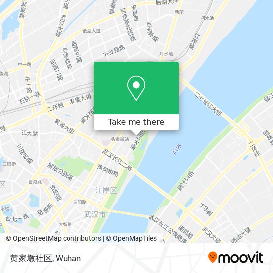 黄家墩社区 map